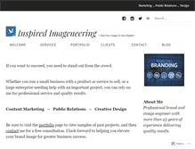 Tablet Screenshot of inspiredimageneering.com